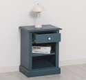 Nightstand with 1 drawer and open shelves