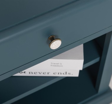 Nightstand with 1 drawer and open shelves
