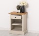Nightstand with 1 drawer and open shelves