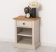 Nightstand with 1 drawer and open shelves