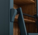 Large bookcase with 4 doors, 1 shelf BAS + triple shelf SUP