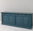 Buffet with 4 doors and 4 drawers, Directoire Collection