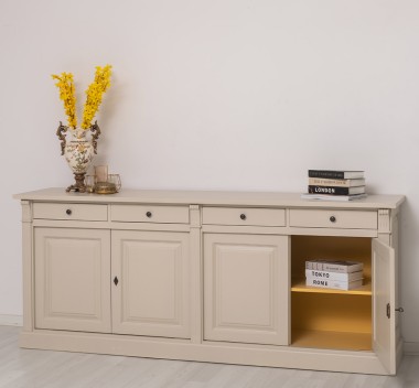 Buffet with 4 doors and 4 drawers, Directoire Collection