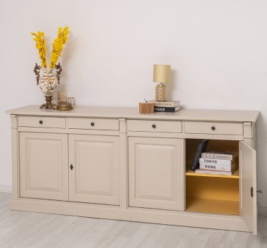 Buffet with 4 doors and 4 drawers, Directoire Collection