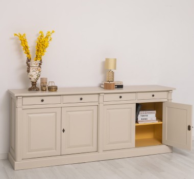 Buffet with 4 doors and 4 drawers, Directoire Collection