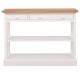 Console with 3 drawers, 1 shelf, oak top