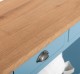 Console with 3 drawers, 1 shelf, oak top