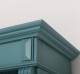 Bookcase with 2 doors, open shelf, Directoire Collection