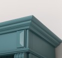 Bookcase with 2 doors, open shelf, Directoire Collection
