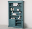 Bookcase with 2 doors, open shelf, Directoire Collection