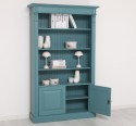 Bookcase with 2 doors, open shelf, Directoire Collection