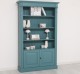 Bookcase with 2 doors, open shelf, Directoire Collection