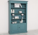 Bookcase with 2 doors, open shelf, Directoire Collection