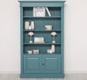 Bookcase with 2 doors, open shelf, Directoire Collection