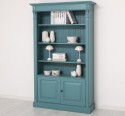 Bookcase with 2 doors, open shelf, Directoire Collection