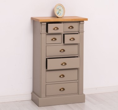 <p><strong id="product_name">Comoda cu 8 sertare, blat stejar, Colectia Directoire</strong> face parte din categoria <a id="cate
