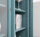 Bookcase with 4 doors, 4 BAS drawers + 2 glass doors, SUP open shelf, Directoire Collection