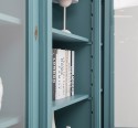 Bookcase with 4 doors, 4 BAS drawers + 2 glass doors, SUP open shelf, Directoire Collection
