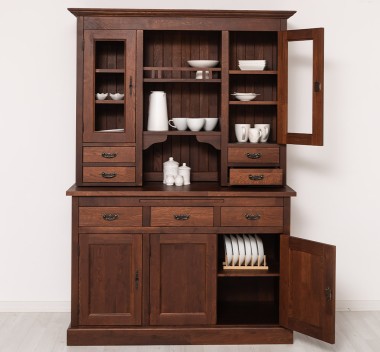 Kitchen sideboard 3 doors, 3 drawers BAS + 2 doors, 4 drawrs SUP, oak - Color_P081 - LAQUERED