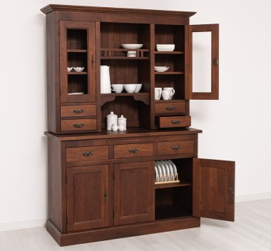 Kitchen sideboard 3 doors, 3 drawers BAS + 2 doors, 4 drawrs SUP, oak - Color_P081 - LAQUERED