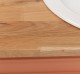 Oak bathroom cupboard 2 wash basins, sink included in price, oak - Color Top_P061 - Color Corp_P112 - Color Door&Drawers_P115 - 