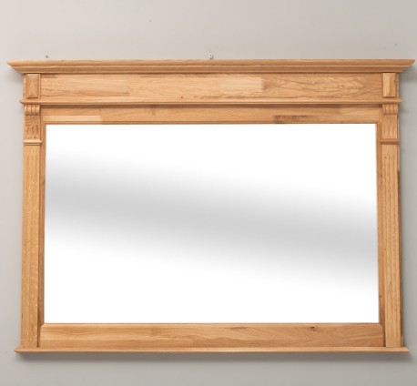 Big frame mirror oak -...