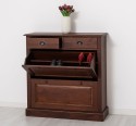 Shoe cabinet 2 doors and 2drawers, oak - Color_P081 - LACQUER & STAINED