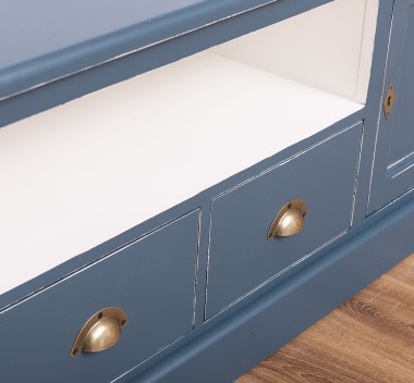 TV chest of drawers with 2 drawers, 2 doors, BAS