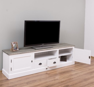 TV chest of drawers with 2 drawers, 2 doors, BAS