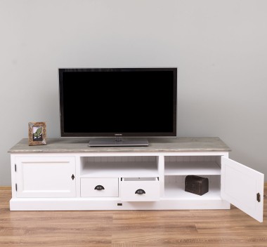 TV chest of drawers with 2 drawers, 2 doors, BAS