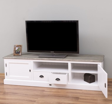 TV chest of drawers with 2 drawers, 2 doors, BAS