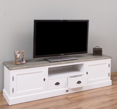 TV chest of drawers with 2 drawers, 2 doors, BAS