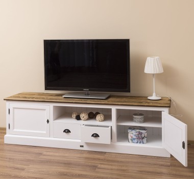 TV chest of drawers with 2 drawers, 2 doors, BAS