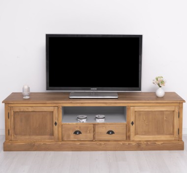TV chest of drawers with 2 drawers, 2 doors, BAS