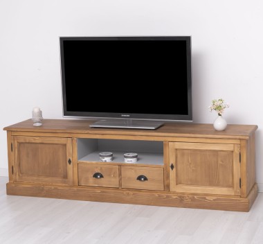 TV chest of drawers with 2 drawers, 2 doors, BAS