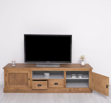 TV chest of drawers with 2 drawers, 2 doors, BAS