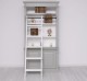 2-door BAS Bookcase + SUP open display case, Directoire Collection