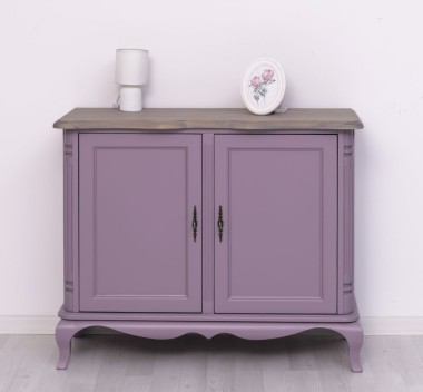 Chic sideboard double doors, oak top - PS647-TOP OAK