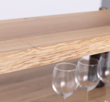 Raised bar counter, oak top - PS681-TOP OAK