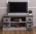 TV chest of drawers with 4 drawers, 1 shelf
