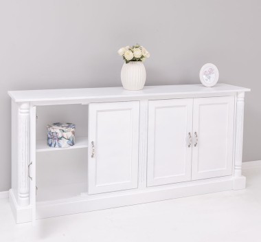 Sideboard with ornaments, 4 doors, BAS - PS731BAS