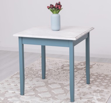 Table with oak top, dim. 80x80x78 - PS659-80-TOP OAK