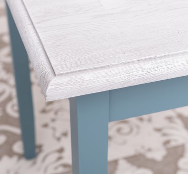 Table with oak top, dim. 80x80x78 - PS659-80-TOP OAK