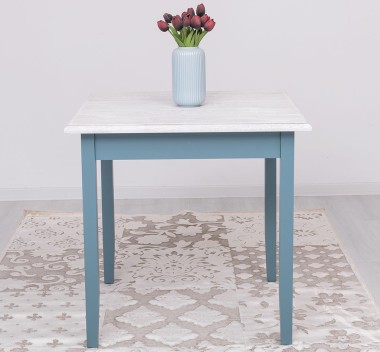 Table with oak top, dim. 80x80x78 - PS659-80-TOP OAK
