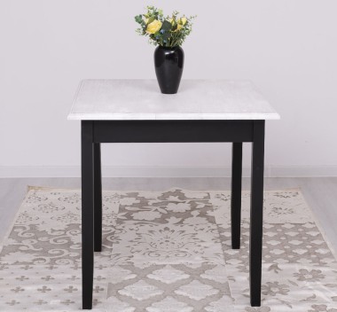 Table with oak top, dim. 80x80x78 - PS659-80-TOP OAK