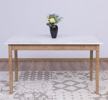 Masa cu blat stejar, dim. 140x70x78 - PS659-140-TOP OAK
