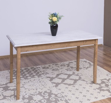Masa cu blat stejar, dim. 140x70x78 - PS659-140-TOP OAK
