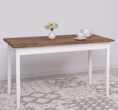 Masa cu blat stejar, dim. 140x70x78 - PS659-140-TOP OAK