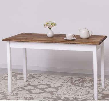 Masa cu blat stejar, dim. 140x70x78 - PS659-140-TOP OAK