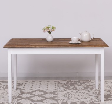 Masa cu blat stejar, dim. 140x70x78 - PS659-140-TOP OAK